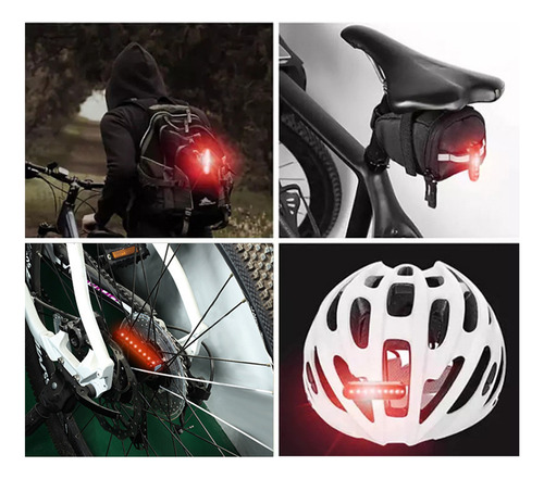 Luces Traseras Para Bicicleta En V, Luces Traseras Nocturnas