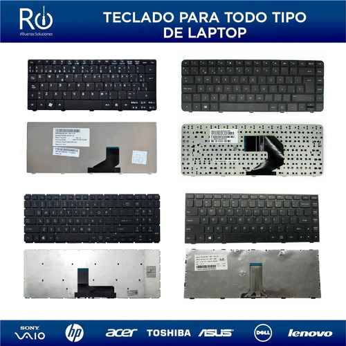 Teclados Para Laptop Hp, Dell, Toshiba, Acer, Sony, Samsung