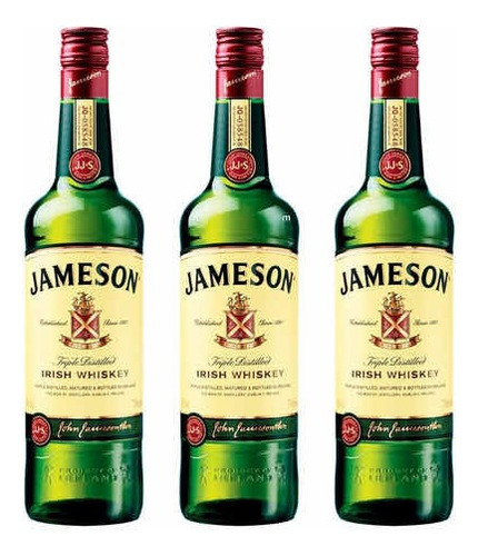 Whisky Jameson 750 Ml X3 Unidades - Perez Tienda - 