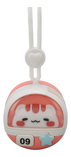 Miniventilador Recargable Con Cuello Colgante, Carga Usb De