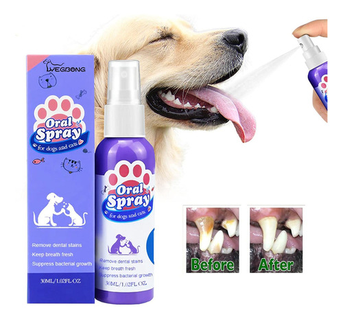 Aerosol Bucal Para Limpieza De Dientes Para Mascotas, Ambien