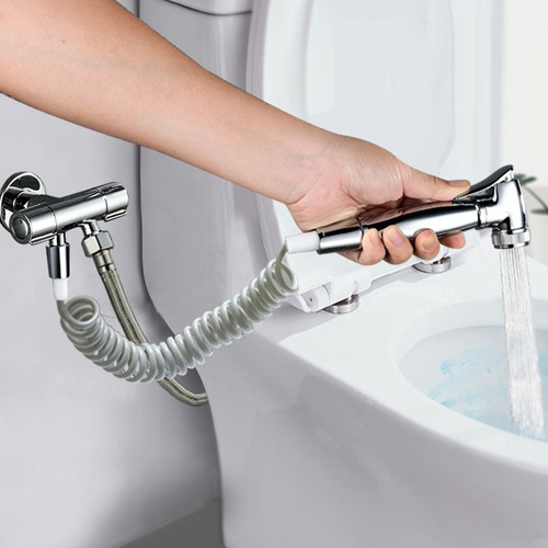 Imagen 9 de 12 de Pulverizador Rociador Inodoro Toilet Spray Kit