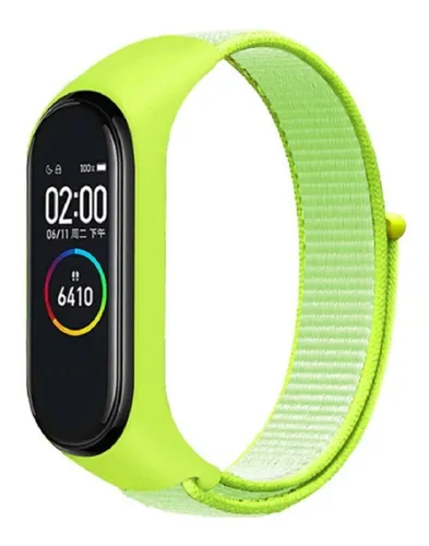 Correa de Nylon Para Xiaomi mi Band 5 mi band 4 mi band 3 Naranja