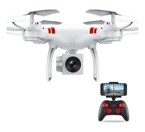 Drone 101 Blanco Cámara Profesional 4k + 3 Baterías