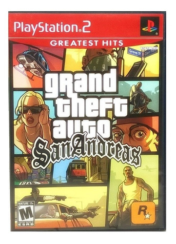 Grand Theft Auto: San Andreas  Standard Edition Rockstar Games PS2 Físico