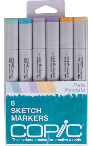 Copic Sketch Marker - Juego De Rotuladores (6 Colores).