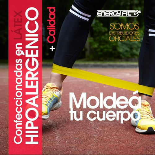Imagen 4 de 9 de Banda Elastica Circular Medium Ejercicio Gimnasia Fitness