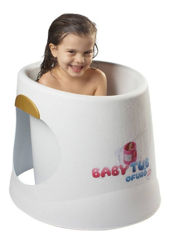 Banheira Babytub Ofurô - De 1 A 6 Anos - Branco - Baby Tub