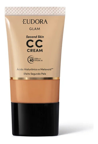 Cc Cream Eudora Glam Second Skin Cor 65 - 30ml