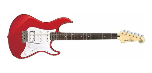 Guitarra Eléctrica Yamaha Pac012/100 Series 012 Stratocaster De Caoba 2023 Metallic Red Brillante Con Diapasón De Palo De Rosa