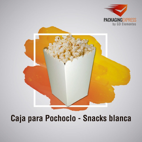 Imagen 3 de 8 de Cajas Para Pochoclo Pochocleras Candy Bar Pack X 25 Armadas