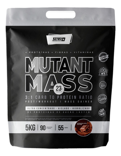 Mutantmass Vainilla Ice Cream X 5 Kilos. - Zipper Pack