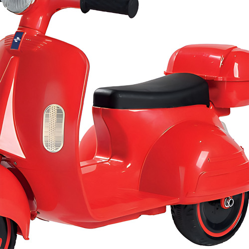 Moto Elétrica Scooter Infantil Rosa 6v Com Baú Unitoys
