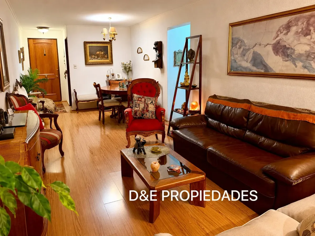 Imagen 3 de 25 de Venta Depto 3d 2b Ñuñoa Metro Simón Bolívar Vista Despejada.