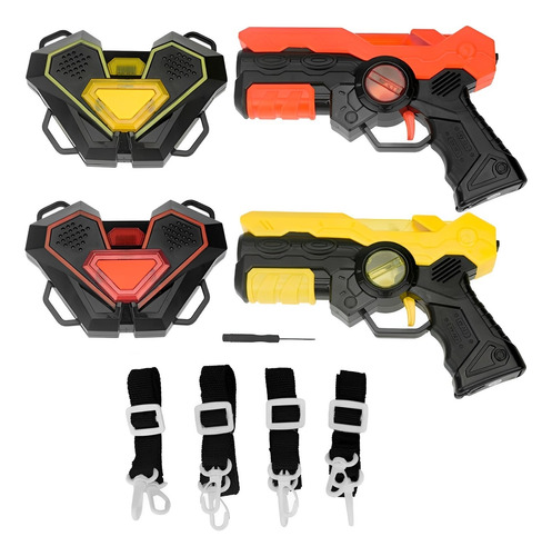 Juego De Pistolas Laser Tag, 2 Pistolas Y 2 Objetivos