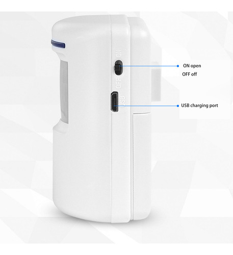 Entrada De Loja Sem Fio Sensível À Campainha Com Sensor Infr