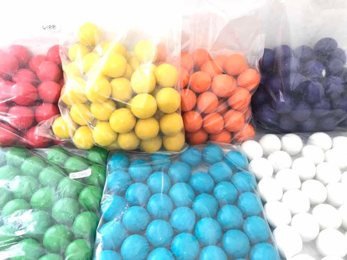 Chicles Bola Gigante Colores 150 Pz Dulce Maquinitas Fiestas