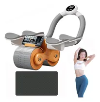 Comprar Cddgl Rodillo De Ejercicio Abdominal Con Estera De Entrenamiento 33*23cm,rueda Abdominal De Rebote Automático,soporte De Codo Con Temporizador,equipo De Ejercicio De Núcleo Rueda De Rodillo Abdominal
