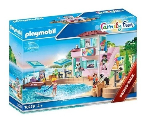 Playmobil Sorveteria A Beira-mar Family - Sunny 2521 Quantidade De Peças 108