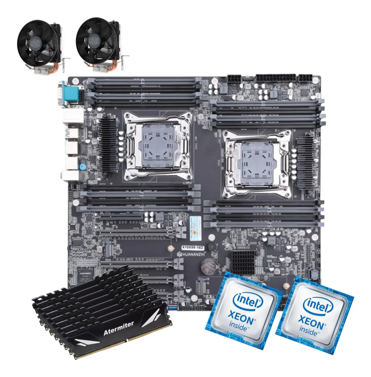 Silverstone デスクトップ X79 i7 24GB 512GB Placa Mãe X79 Green Lga 2011 Xeon E I7 64gb Ddr3 M.2 Nvme