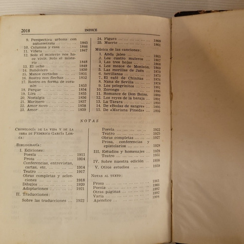 Imagen 9 de 9 de Federico Garcia Lorca Obras Completas Aguilar