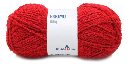 Novelo De Lã Pingouin Eskimo Cor 9349- Groselha 163m De 100g Por Unidade De 1 Unidades Por 1 Por Kit