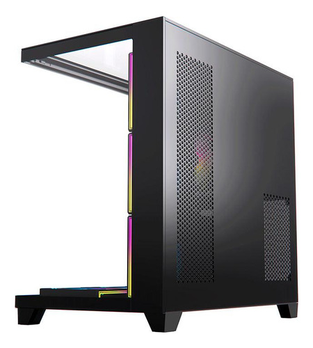 Gabinete Gamer Acegeek Horizon, Mid-t Lat De Vidro Preto