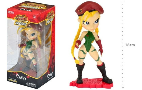 Boneca Cammy - Street Fighter 18cm - Knockouts Capcom