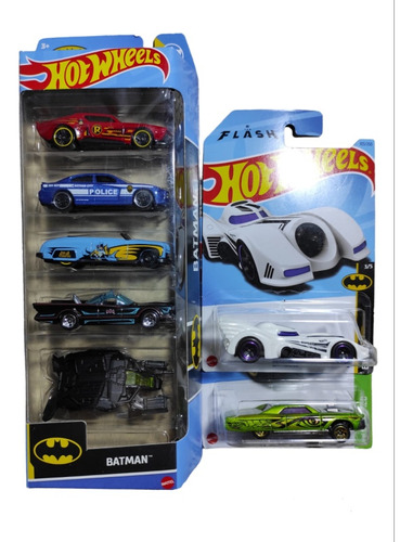Batman Autos Hotweels Pack De 7 Originales De Mattel
