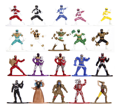 Jada Toys Power Rangers - Figuras Coleccionables De Metal F.