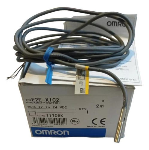 Sensor Inductivo  E2e-x1c2 Omron 12-24 Vdc