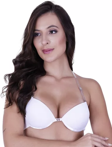 Soutien Costa Nua Alça Silicone Invisível Sutiã Top Verão