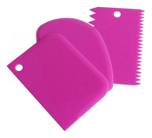 Juego De 3 Raspadores Para Tartas, Herramienta Más Suave Par