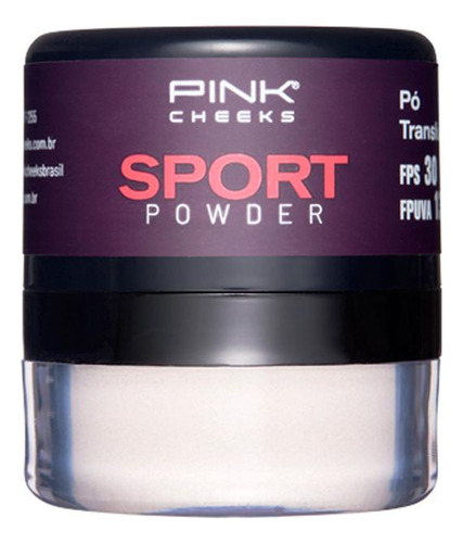 Pink Cheeks Sport Make Up Fps30 - Pó Solto Translúcido 5g Variação Única