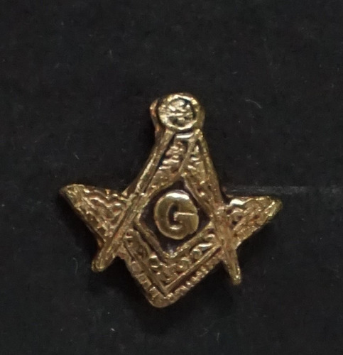 Pin Masonico De Escuadra Y Compas Para Maestro Mason