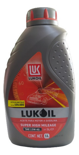 Aceite Para Motor Marca Lukoil  De Gasolina 20w50