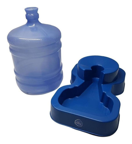 Bebedouro Maxi Garrafa 10 Litros Para Cães - Azul