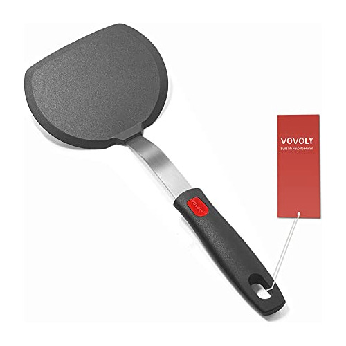 Silicone Pancake Spatula Turner With Lengthened Handle,...