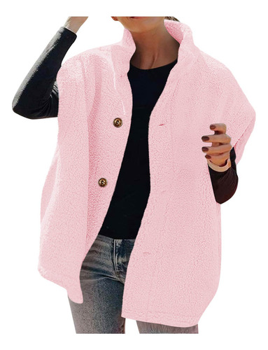 Chaqueta Para Mujer, Abrigos De Moda De Invierno Con Botones