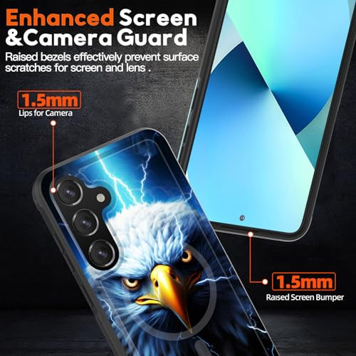 Funda Para Galaxy S24 5g Bald Eagle With Lightning 6.2 PuLG