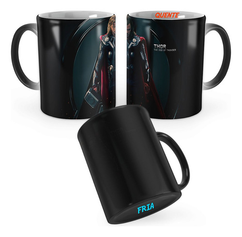 Caneca Mágica Thor Vingadores Avengers