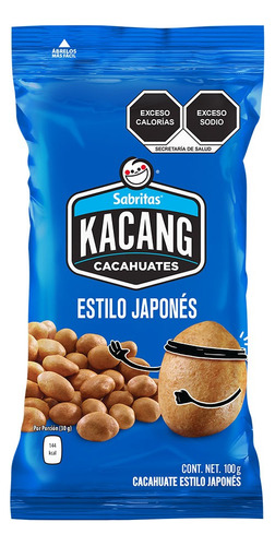 6 Pack Cacahuates Japones Kacang 110gr