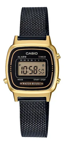 Casio Negro Clasico A168WGG 1BDF