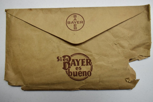 Antigua Publicidad Bayer Coleccionables Publicitarios (Usado)
