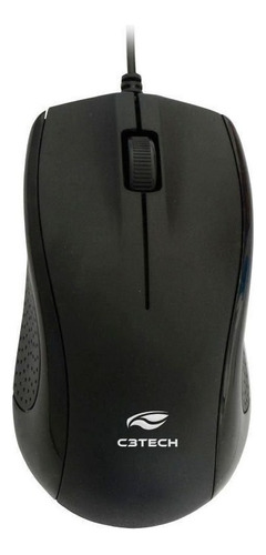 Mouse Usb Cabo Longo 2 Metros 1000 Dpi Preto Confortável