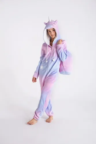 Vacilar Incompatible Círculo de rodamiento Pijama Enterito Promesse Invierno Peluche Dama Unicornio