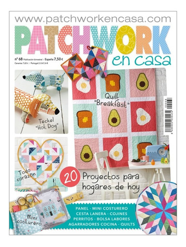 Patchwork En Casa Patrones Española Costura Proyectos 