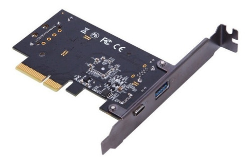 Tarjeta Pci-e X4 De 1 Puerto Usb-c 1 + Puerto Usb 3.0 Lp