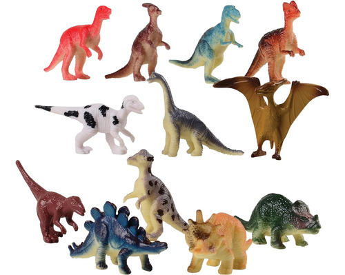 Figuras De Plástico De Mini Dinosaurio Surtidas De Jug...