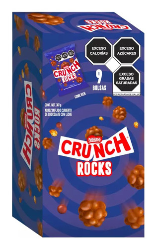 Chocolate Crunch Rocks 9 Pz Nestle